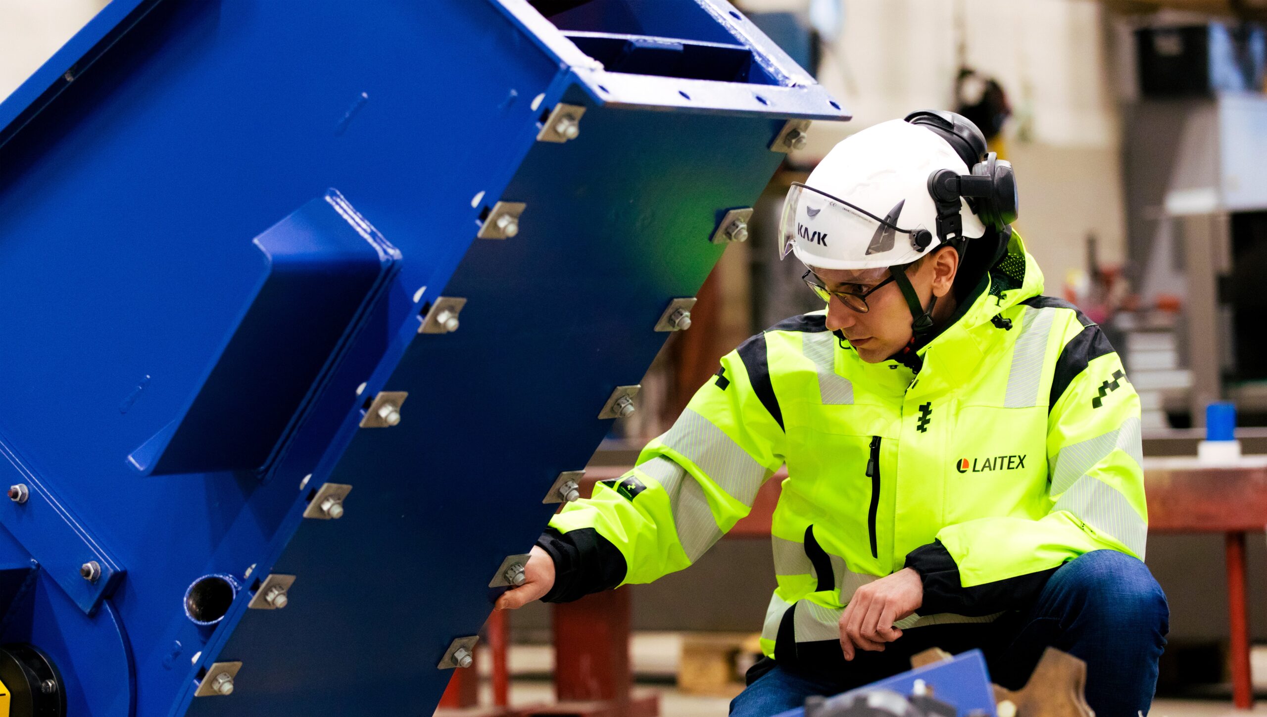 Laitex Lead engineer Heikki Laitinen presenting a project Credit Mikko Nikkinen