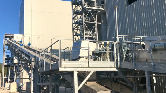 Power plant and it's belt conveyors-