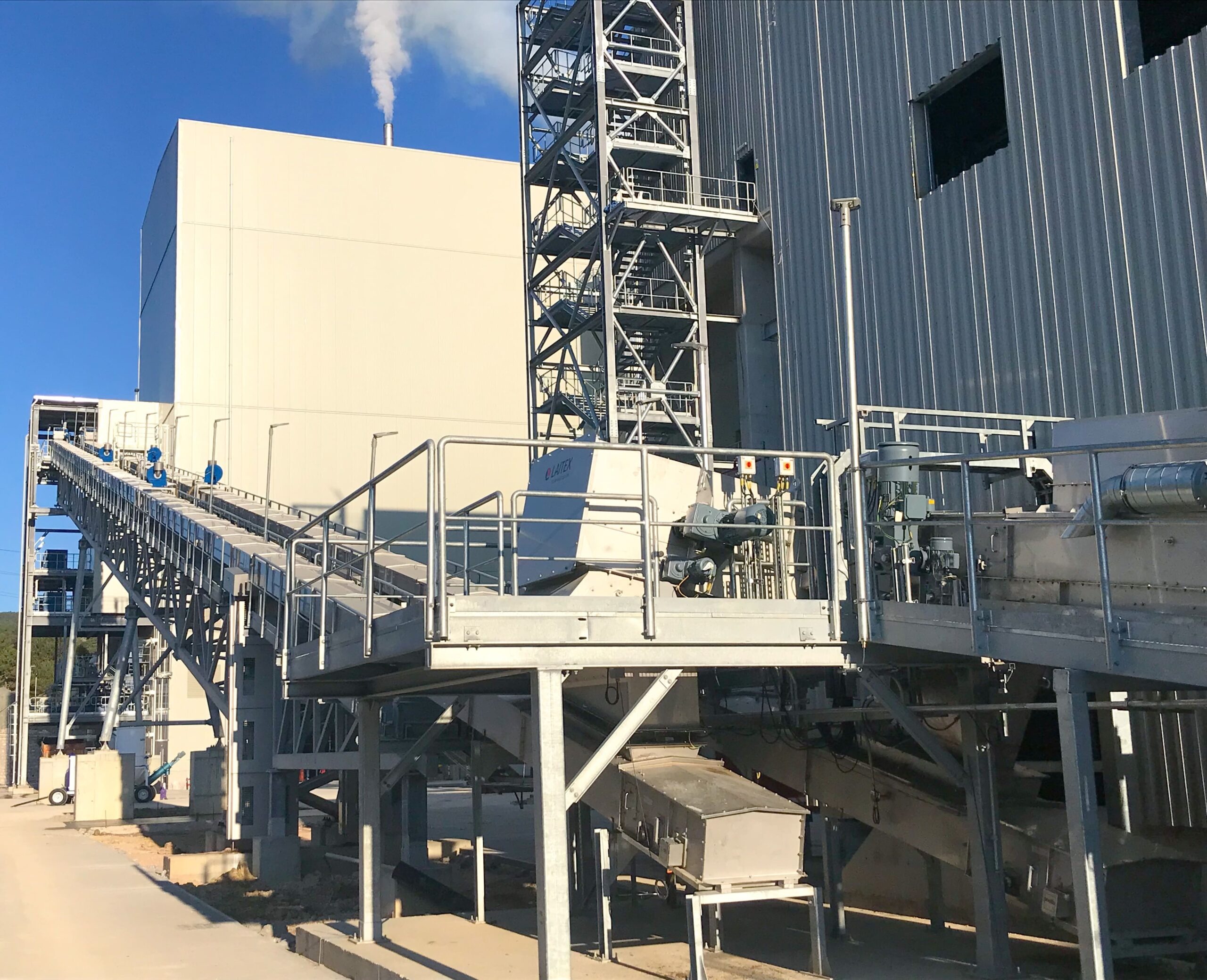 Power plant and it's belt conveyors-