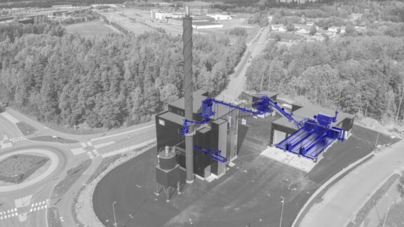 Turku energia power plant was a full scope delivery from Laitex including biomass handling system and biomass storage