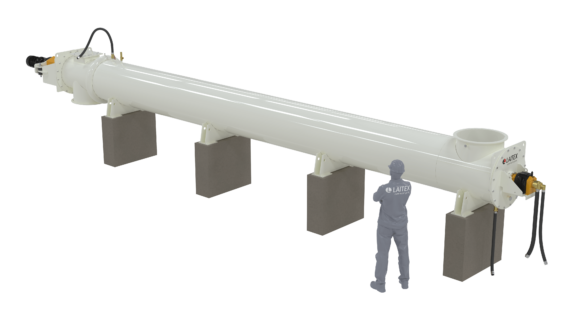 White cooling screw.