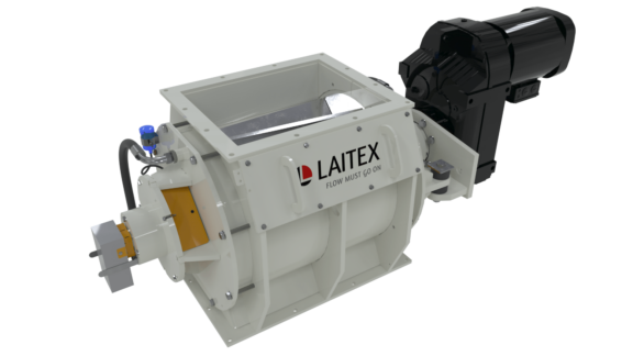 Open white rotary valve.