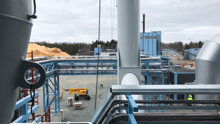 Activated carbon plant in Ilomantsi.