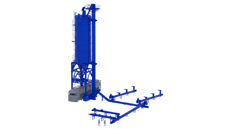 Fly ash handling system model in 3d power plant cubillos