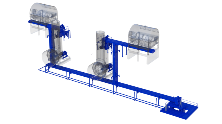 Model for lime conveyors in recausticizing process