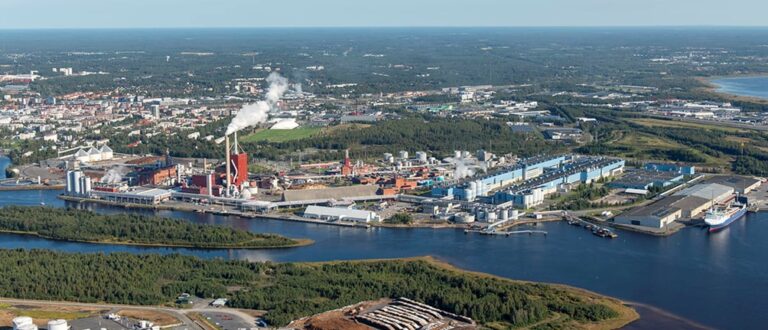Stora Enso's Oulu Mill pictured from above.