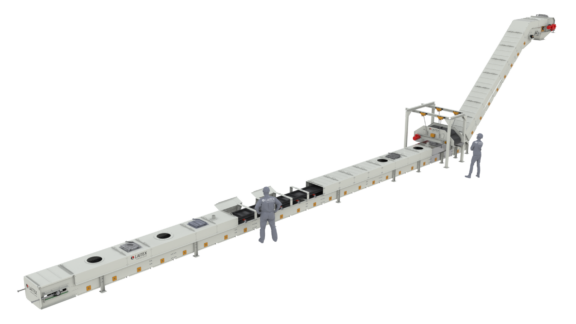 Laitex Sidewall belt conveyor